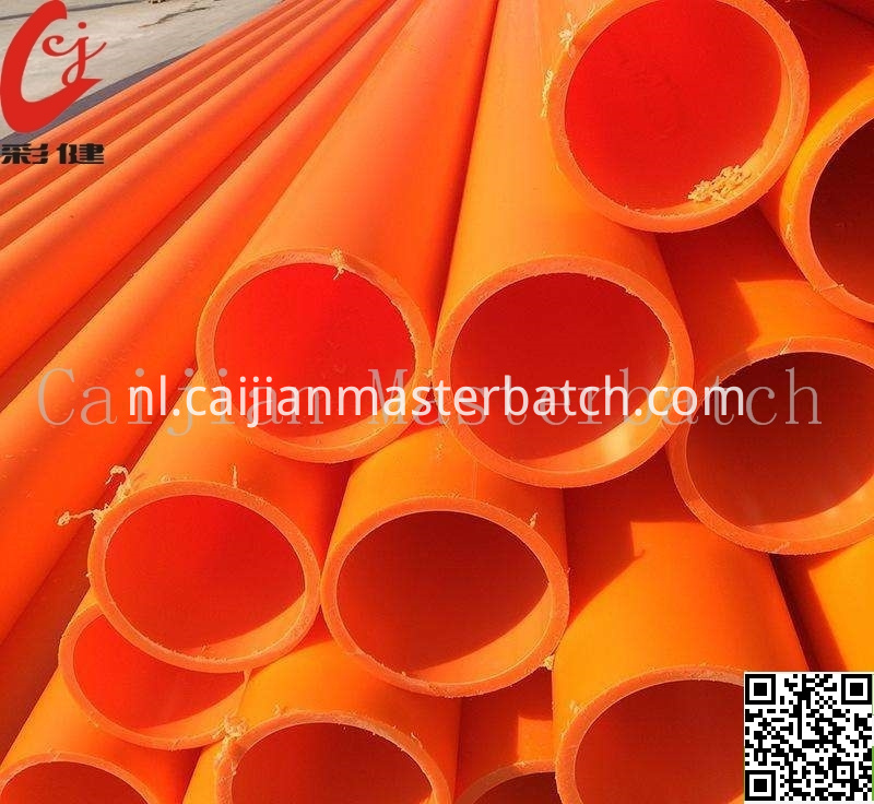 Oranje Tube Color Masterbatch Orange Tube Color Masterbatch